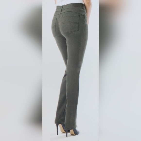 🌠3/$20🌠 NWT 2016 Parasuco Black US 12 Mid-Rise Straight Leg Pull-On Pant - Picture 1 of 7